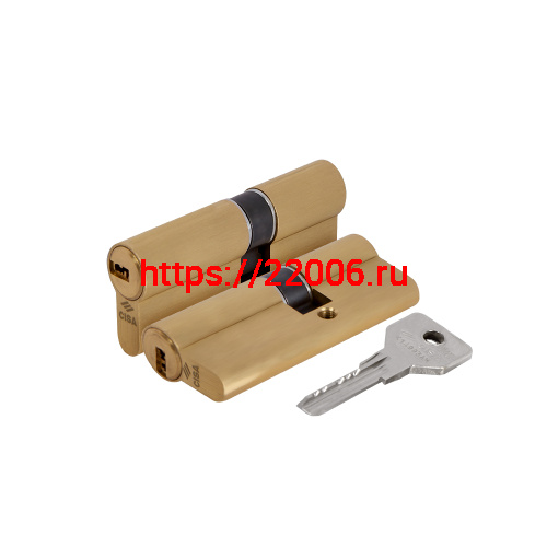 Цилиндровый Cisa (Чиза) механизм ASIX OE300-17.00 (80 мм/25+10+45), ЛАТУНЬ