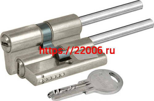 Цилиндровый механизм Kale kilit (Кале килит) под вертушку (дл.шток) 164 SX/86 (50+10+26) mm никель 5 кл. Цилиндровый механизм Kale kilit (Кале килит) под вертушку (дл.шток) 164 SX/86 (50+10+26) mm никель 5 кл.