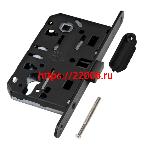 B06103.50.93.640 AGB (АГБ) Корпус врезного замка магнитный под цил. (черный) MEDIANA POLARIS с отв. пл. (скин) B06103.50.93.640 AGB (АГБ) Корпус врезного замка магнитный под цил. (черный) MEDIANA POLARIS с отв. пл. (скин)