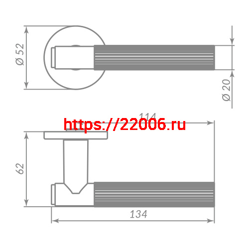 Ручка Punto (Пунто) раздельная R.ARC.R52.FORM SSG-39 сатин.золото фото 2 Ручка Punto (Пунто) раздельная R.ARC.R52.FORM SSG-39 сатин.золото фото 2