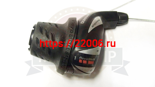 Шифтер Shimano Tourney, RS36-LS BT, лев, 3 скор., тр. 1800мм фото 2