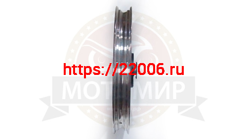 Обод 17" задний литой, барабан. тормоз 1,6-17  Альфа, RUBIKON черный (5 С-луч) (НАБОР) фото 3