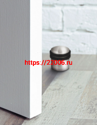 Упор Armadillo (Армадилло) дверной напольный STOPPER/ZA062 (DH062ZA ) SN-3 мат.никель фото 2 Упор Armadillo (Армадилло) дверной напольный STOPPER/ZA062 (DH062ZA ) SN-3 мат.никель фото 2