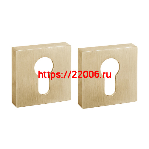 Накладка Fuaro (Фуаро) под цилиндр ET.K.DM51 (ET DM) SSG-39 сатинированное золото Накладка Fuaro (Фуаро) под цилиндр ET.K.DM51 (ET DM) SSG-39 сатинированное золото