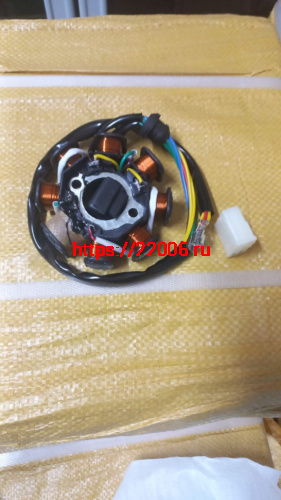 Статор генератора 157FMI, 162FMJ, 166FMM (CG, CB) 8 катушек Статор генератора 157FMI, 162FMJ, 166FMM (CG, CB) 8 катушек