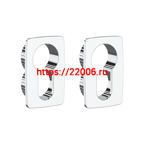 Накладка Punto (Пунто) под цилиндр ET.K.EL.Q27 CP-8 хром Накладка Punto (Пунто) под цилиндр ET.K.EL.Q27 CP-8 хром