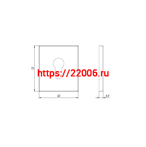 Накладка Armadillo (Армадилло) на цилиндр ESC.C.USS/K (ET Protector/USS) BPVD вороненый никель фото 3