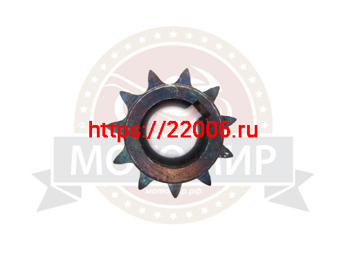 Звезда 11 зуб. (520) цепи, 15.875шаг, на вал d25мм, h28мм, шпонка 8мм, мотобуксировщик фото 2