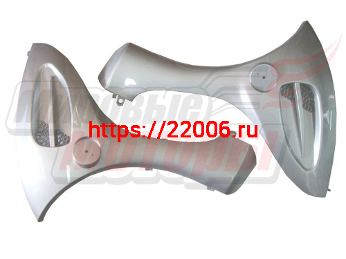 Облицовка передняя боковая Racer Sagita 2/3 серебро (ПАРА) Облицовка передняя боковая Racer Sagita 2/3 серебро (ПАРА)