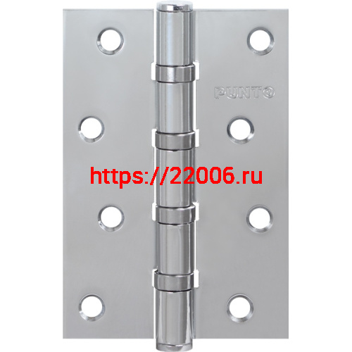 Петля Punto (Пунто) универсальная IN4100U-HD CP (4B/HD 100х70х2.5) хром ПОДВЕС Петля Punto (Пунто) универсальная IN4100U-HD CP (4B/HD 100х70х2.5) хром ПОДВЕС