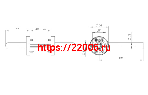Ручка Fuaro (Фуаро) раздельная R.DSS201-0201/19 (DSS-0201/19) INOX 201 фото 2 Ручка Fuaro (Фуаро) раздельная R.DSS201-0201/19 (DSS-0201/19) INOX 201 фото 2