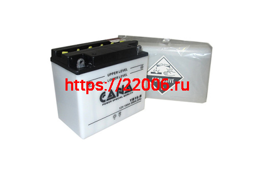 Аккумулятор CANA 12v/19hr YB16-B (190EN,DC, 175*100*155,-) Аккумулятор CANA 12v/19hr YB16-B (190EN,DC, 175*100*155,-)