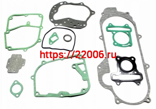 Набор прокладок двигателя 139QMB GY6-82cc d-50 под 10" колесо TMMP