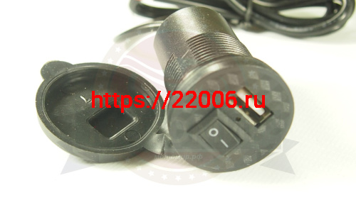 Гнездо USB с выключателем, 836B1 фото 4 Гнездо USB с выключателем, 836B1 фото 4