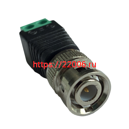 SAT-102 (Разъем штекер BNC с клеммной колодкой) Разъем SAT-102 (Разъем штекер BNC с клеммной колодкой) Разъем