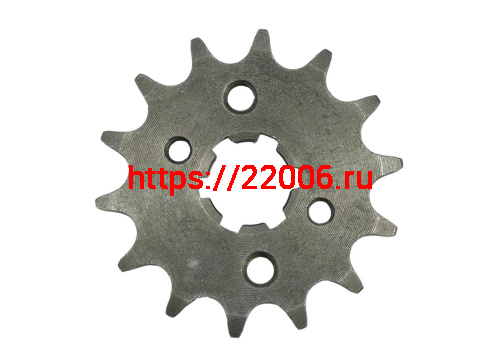 Звезда 14 зуб. (428) (d16-20, 2х30/2х34) цепи, ведущая YBR125, YAMAHA фото 3