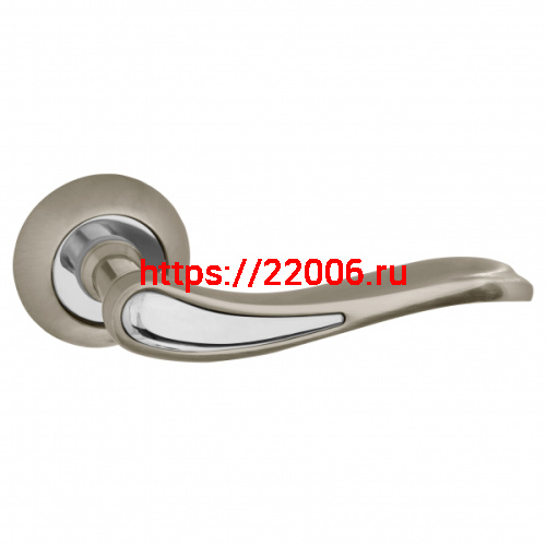 Ручка Punto (Пунто) раздельная SALSA TL/HD SN/CP-3 матовый никель/хром фото 2