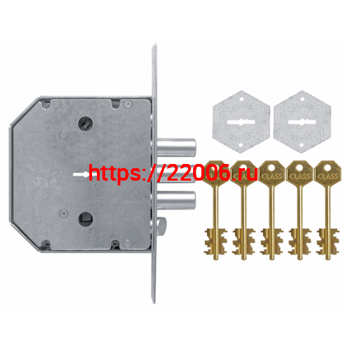 Замок Class (Класс) врезной сувальдный с задвижкой и защёлкой GS-SМ 012 (правый), 5 кл. фото 2 Замок Class (Класс) врезной сувальдный с задвижкой и защёлкой GS-SМ 012 (правый), 5 кл. фото 2