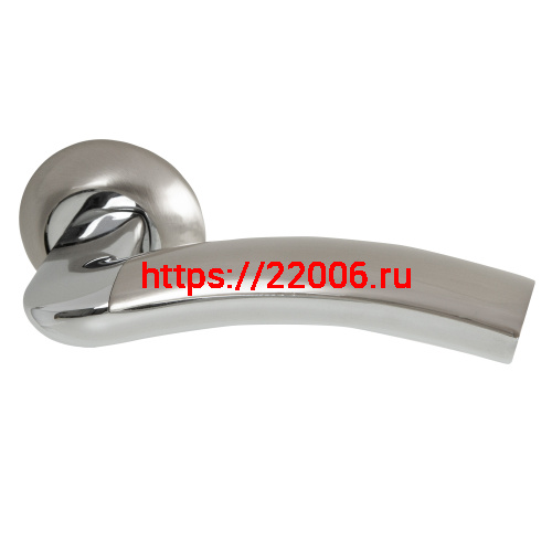 Ручка Armadillo (Армадилло) раздельная R.LD54.Libra27 (Libra LD27) SN/CP-3 матовый никель/хром Ручка Armadillo (Армадилло) раздельная R.LD54.Libra27 (Libra LD27) SN/CP-3 матовый никель/хром