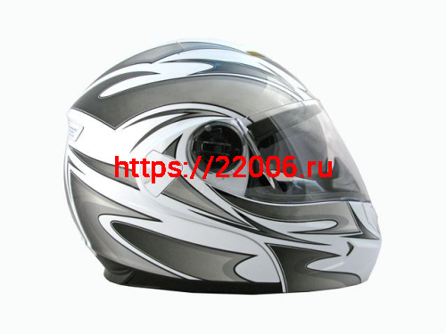 Мотошлем THH T-797 №2 white/ silver (L)