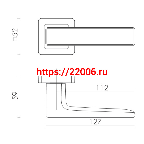 Ручка Fuaro (Фуаро) раздельная K.XM52.DENVER (DENVER XM) SSC/CP-16 сатинированный хром/хром фото 3 Ручка Fuaro (Фуаро) раздельная K.XM52.DENVER (DENVER XM) SSC/CP-16 сатинированный хром/хром фото 3