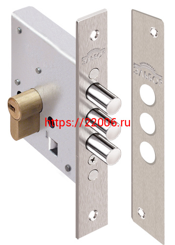 Корпус Elbor (Эльбор) врезного замка Кремень 1.03.03 /00681/ Корпус Elbor (Эльбор) врезного замка Кремень 1.03.03 /00681/