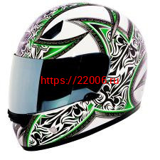 Мотошлем THH TS-38 №4 white/green (XS) Мотошлем THH TS-38 №4 white/green (XS)