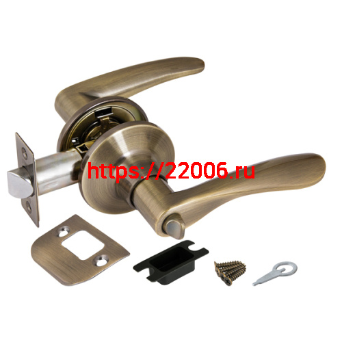 Ручка Punto (Пунто) защелка DK620 AB-BK (6020 AB-B) (фик.) бронза Ручка Punto (Пунто) защелка DK620 AB-BK (6020 AB-B) (фик.) бронза