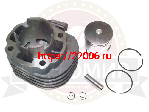 Поршневая группа Yamaha JOG 65 (43 мм) 3KJ, 1PE40QMB палец 10 мм фото 2