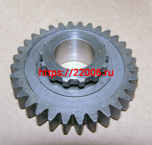 Шестерня 2 передачи вторичного вала Урал 62.04211 Шестерня 2 передачи вторичного вала Урал 62.04211