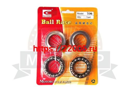 Подшипник 706 (30x48x12) (778706) (уп. 8 пар.) (Импорт) (кол-во в упак. 80 шт.)