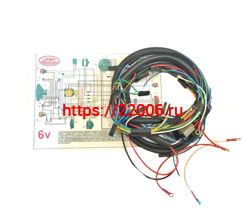 Проводка центральная 6V (завод) ЯВА Проводка центральная 6V (завод) ЯВА