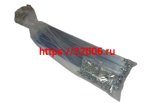 Спицы велосипедные с ниппелем 228мм, под 24 обод" (компл. 144шт)