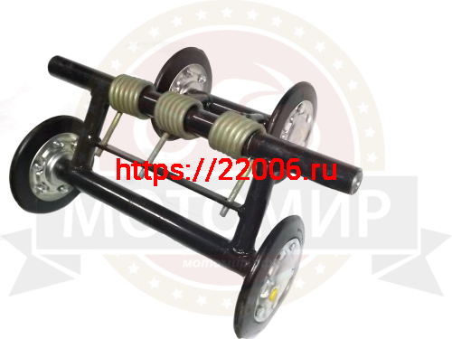 Тележка Буран симметричная  универсальная в сборе (3 пружины) (узкая) фото 3