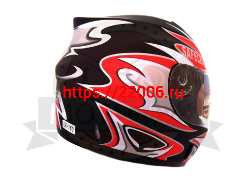 Шлем интеграл "Safelead" HF-160 "Анти Крыло" MATT BLACK CI размер XL фото 5
