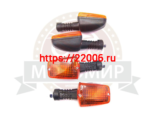 Боковой фонарь (BF-01)  квадратный без лампочек (ТСП) (компл. 4 шт) (Россия)