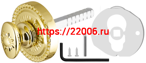 Ручка Armadillo (Армадилло) поворотная BKW8/CL GP Золото фото 4