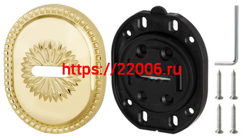 Декоративная накладка Armadillo (Армадилло) на сувальдный замок PS-DEC CL (ATC Protector 1) GP Золото фото 4 Декоративная накладка Armadillo (Армадилло) на сувальдный замок PS-DEC CL (ATC Protector 1) GP Золото фото 4
