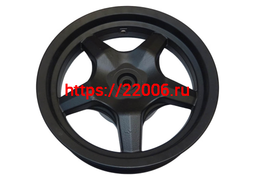 Обод 12" задний литой, барабан. тормоз WIZARD (5-ти лучевой) (НАБОР) фото 2