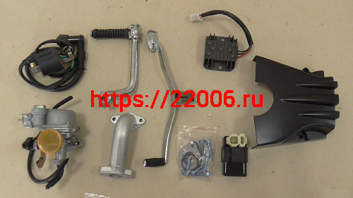 Двигатель 4т. 125 (120) см3 (1P52) Storm (черный) - горизонтальный, тюнинг, круговая КПП фото 8 Двигатель 4т. 125 (120) см3 (1P52) Storm (черный) - горизонтальный, тюнинг, круговая КПП фото 8