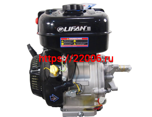 Двигатель LIFAN  9 л.с. 177F-BH (вал d25 мм) с редуктором 1:6 фото 5