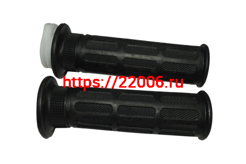 Ручка руля правая (газа) Альфа, Дельта, Zodiak в сборе (с резинкой) + ручка левая (резиновая) Ручка руля правая (газа) Альфа, Дельта, Zodiak в сборе (с резинкой) + ручка левая (резиновая)