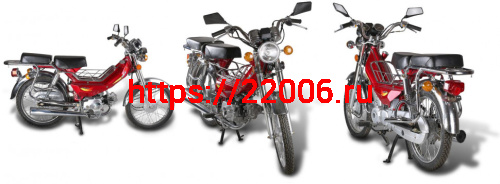 Мопед Дельта 50сс Хром спицованые колеса (С.Мото)